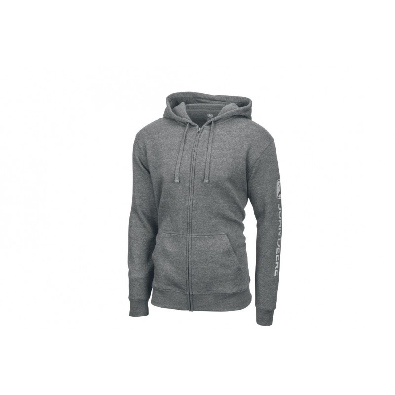 Zip Fleece Hood John Deere