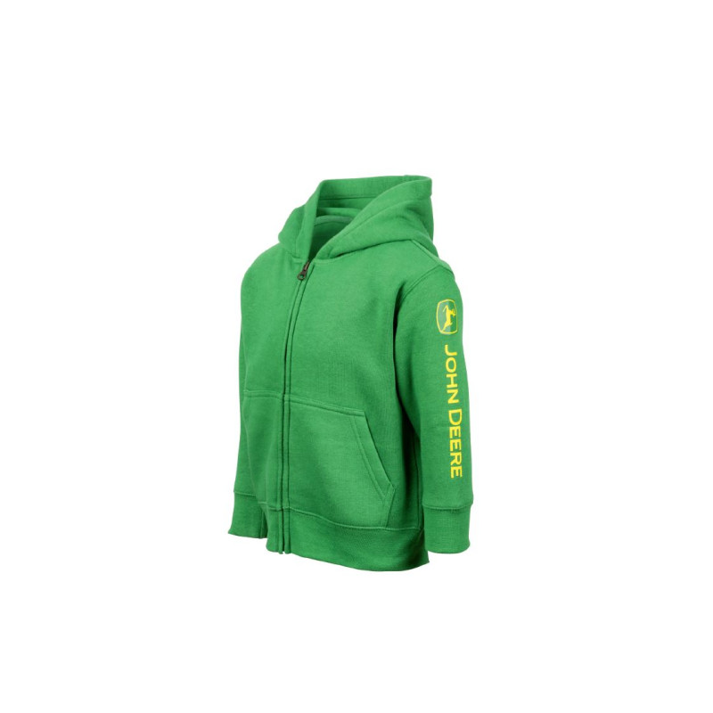Infant Zip Fleece Hood John Deere