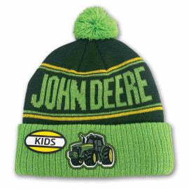 John Deere Kids Tractor POM Beanie