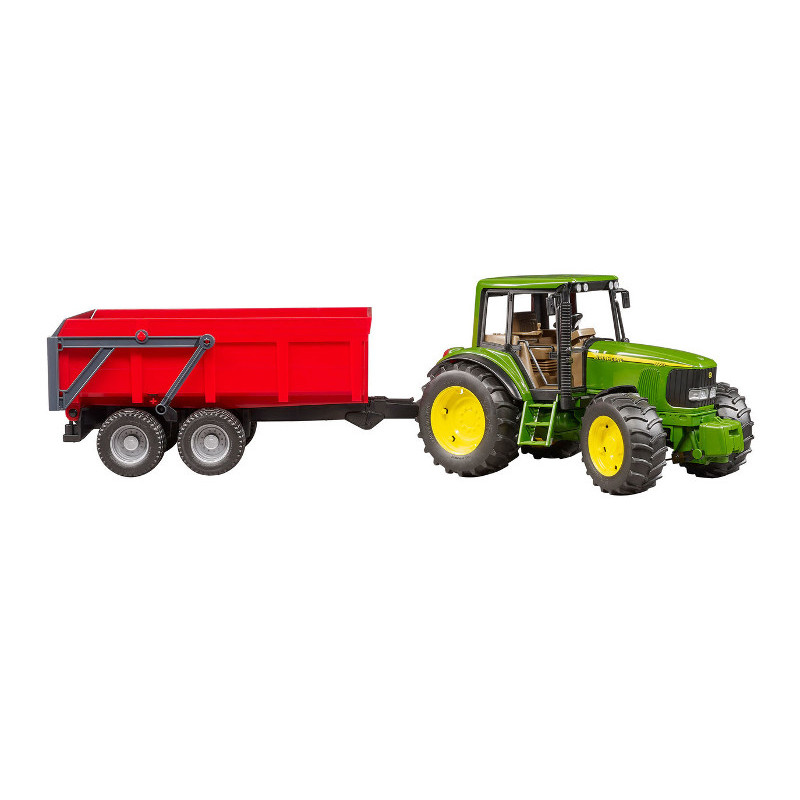 John Deere Tractor 6920 with Tipping Trailer