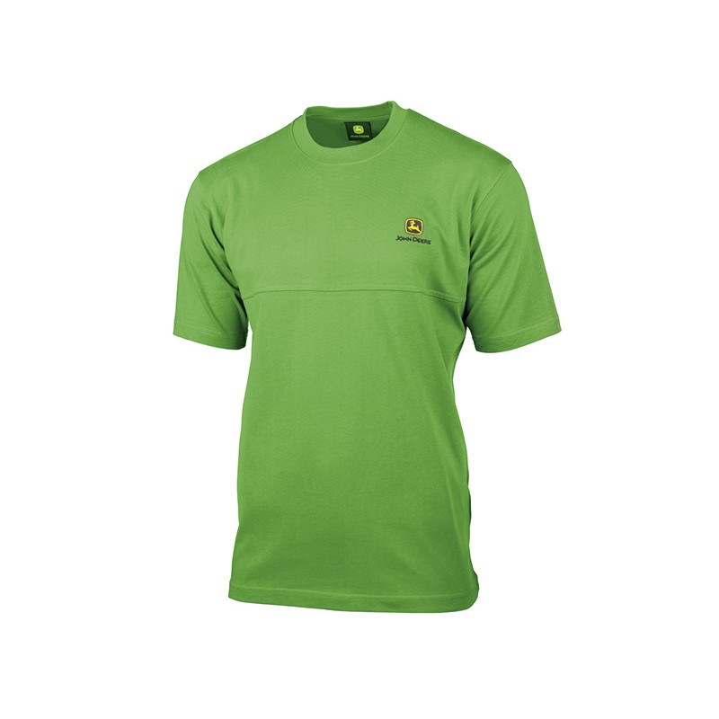 John Deere Green T-Shirt with Decorative Seam
