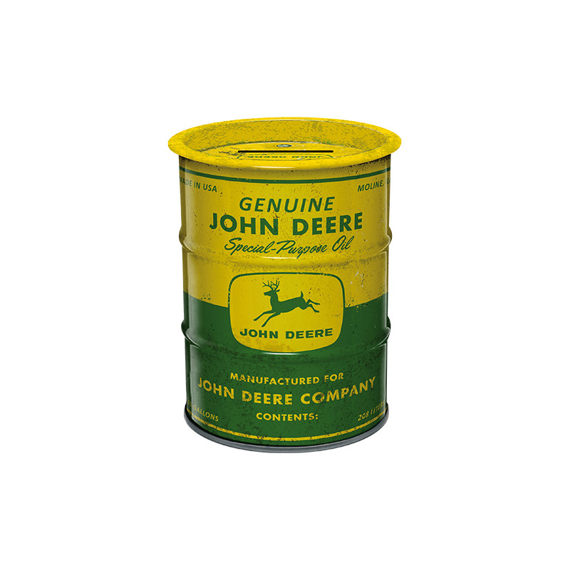 John Deere Money Box Oil Barrel 