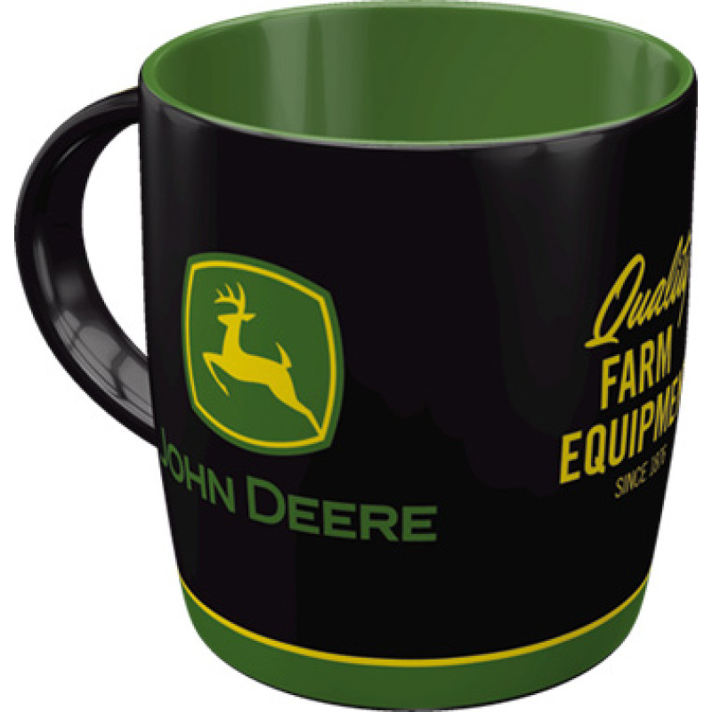 John Deere cup with logo