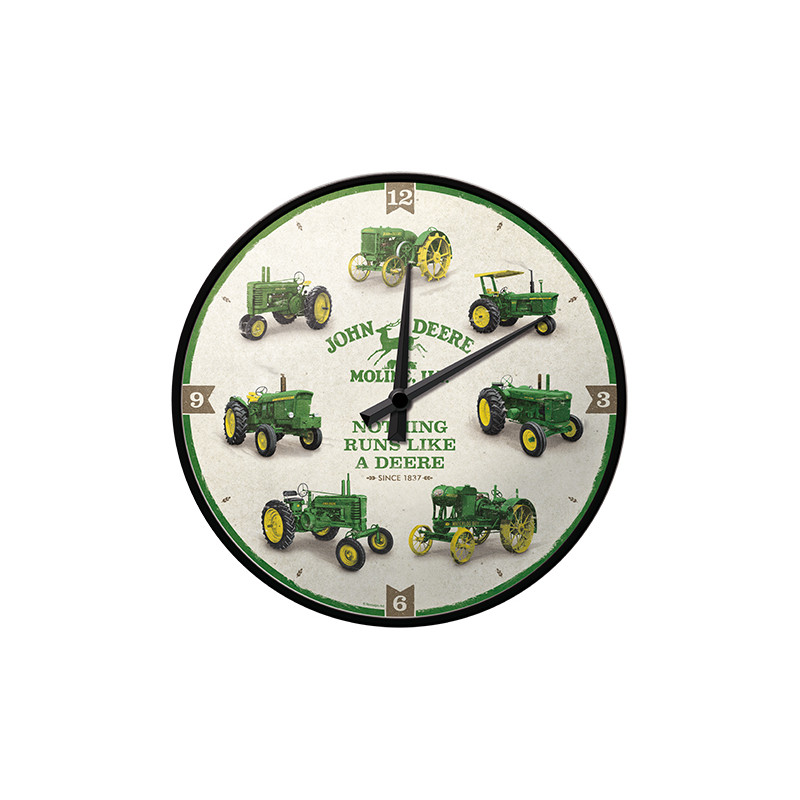 Wall Clock 'John Deere History'