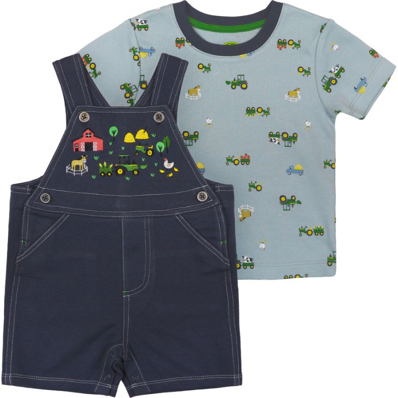 John Deere 2 Piece Tractor Shortall Set